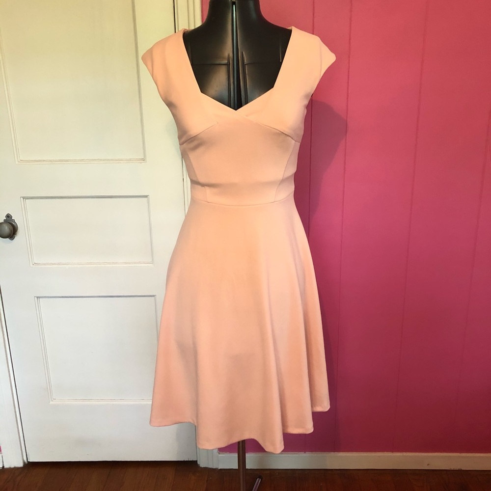 Peachy Pink Calvin Klein Corporate Chic Dress